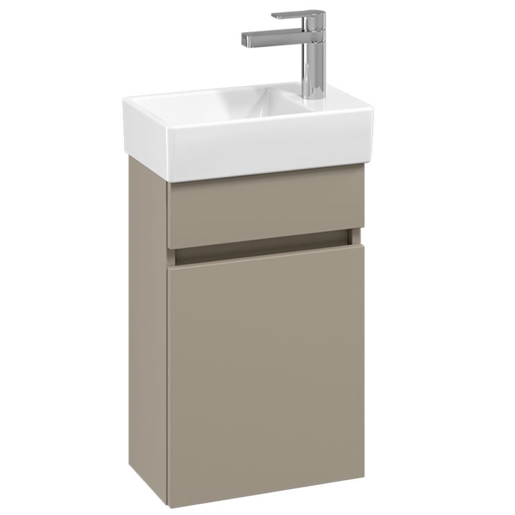 Cutout image of Villeroy & Boch Arto Sand Grey Cloakroom Vanity Unit & Basin